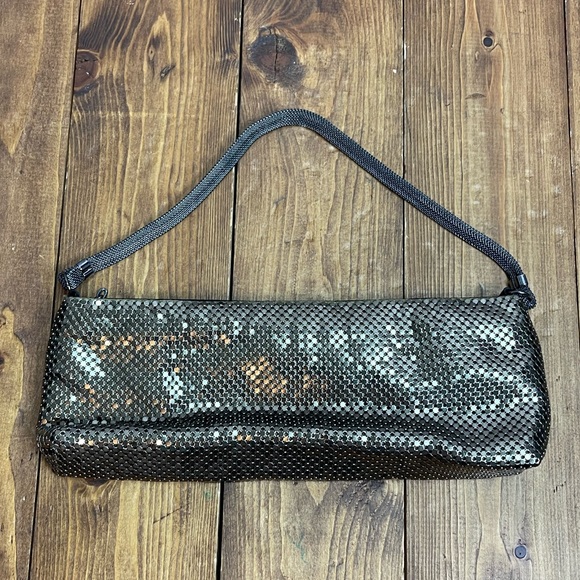 Whiting & Davis Metallic metal mesh evening bag - Picture 3 of 9